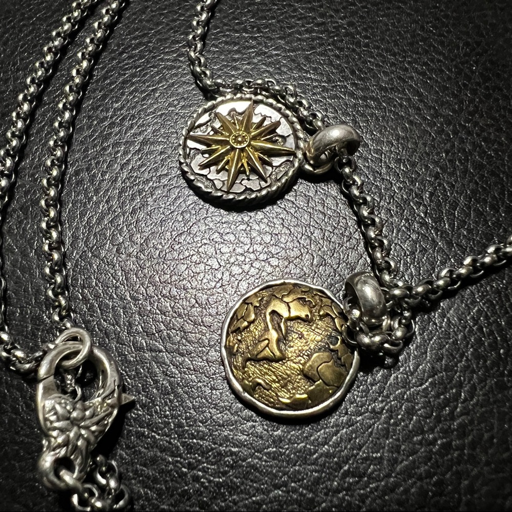 Clocks & Colours Land Ho! Necklace Brass inlay